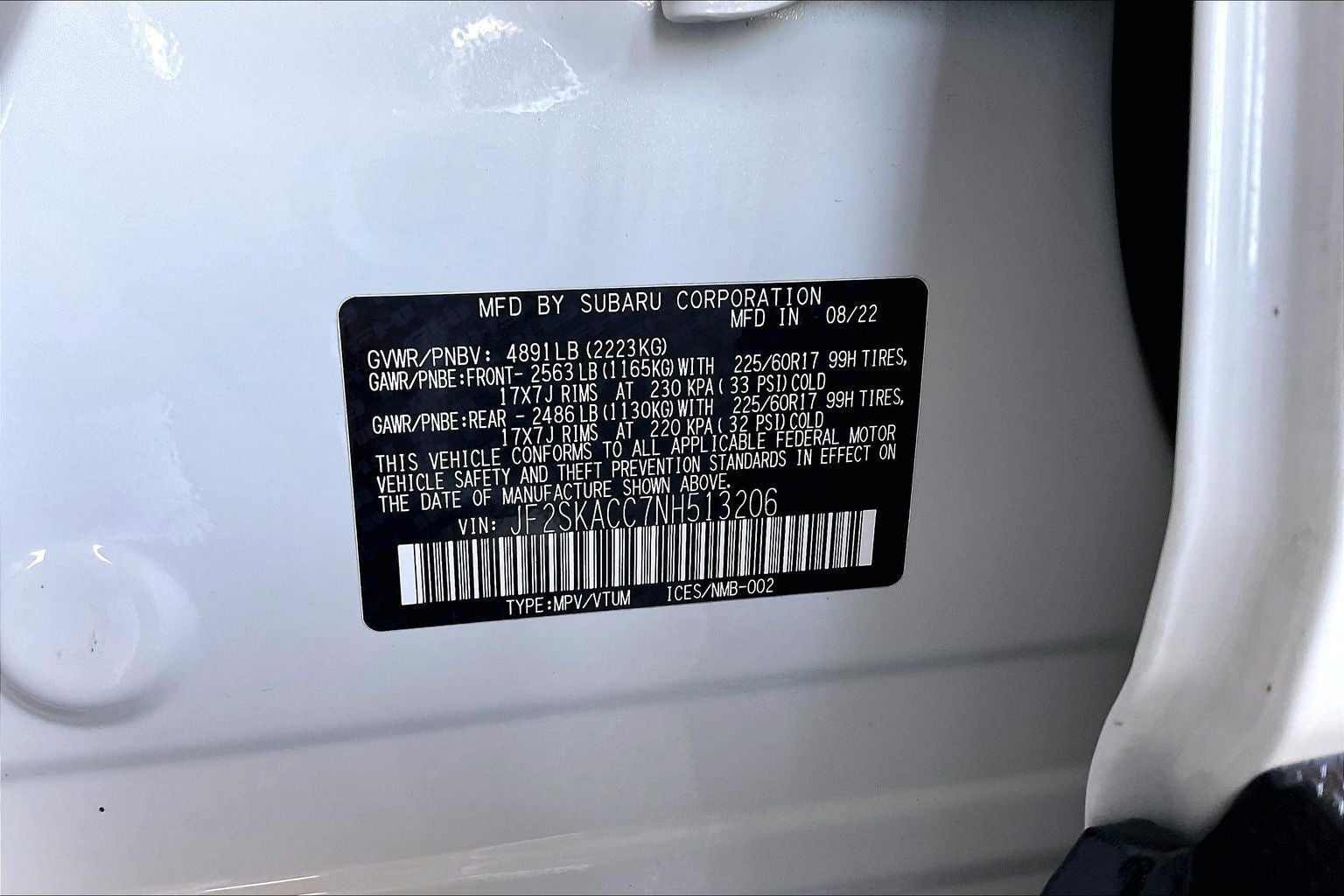 2022 Subaru Forester Base