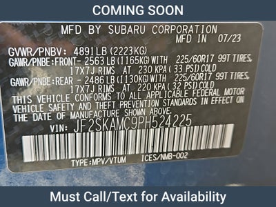 2023 Subaru Forester Wilderness
