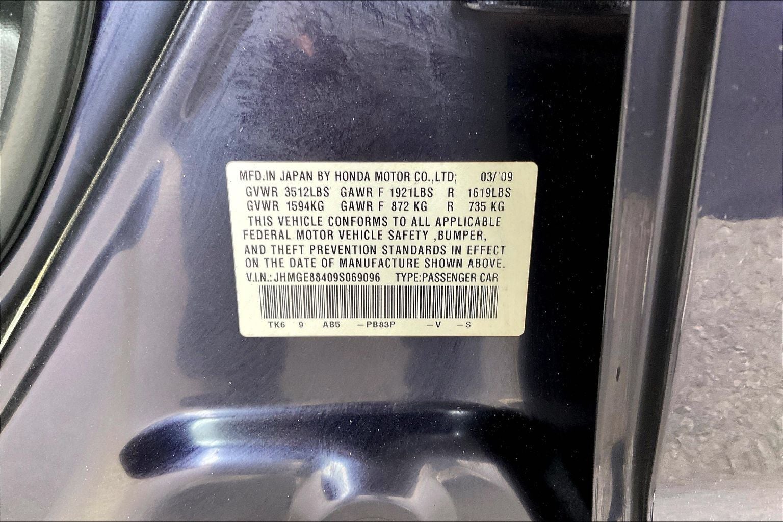 2009 Honda Fit Sport