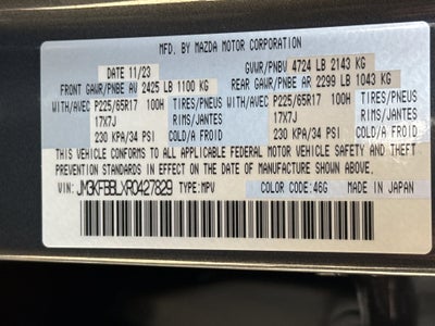 2024 Mazda Mazda CX-5 2.5 S Select Package