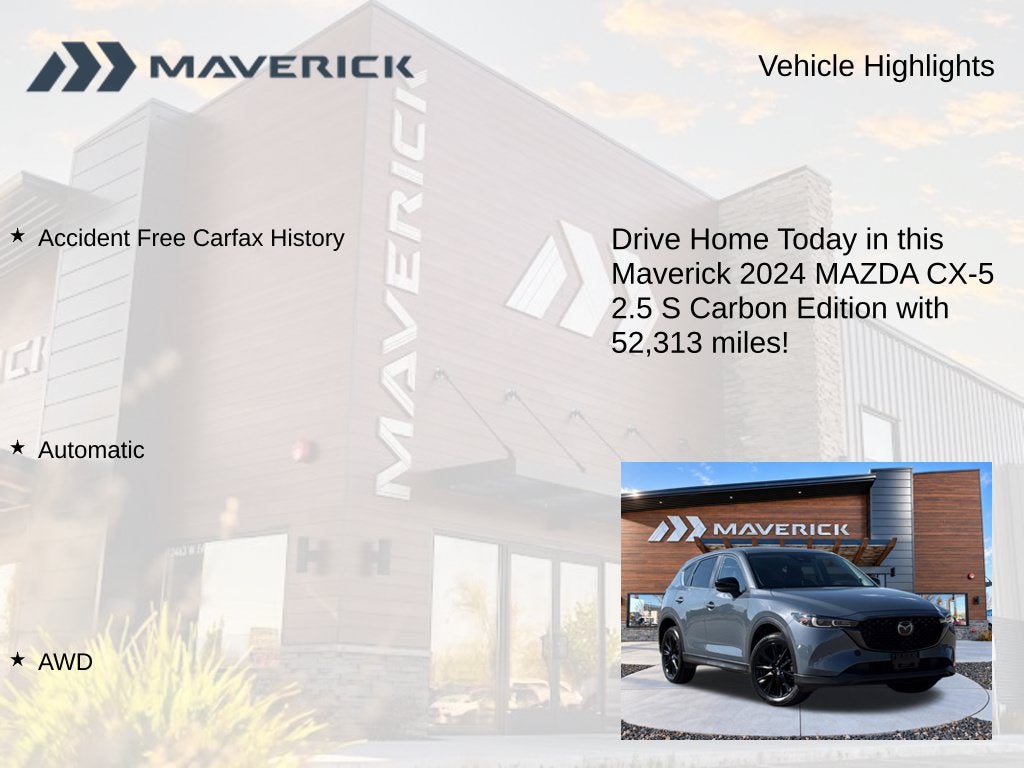 2024 Mazda Mazda CX-5 2.5 S Carbon Edition