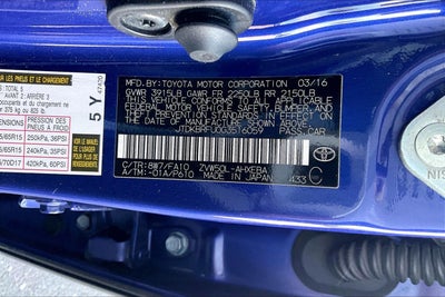 2016 Toyota Prius Two