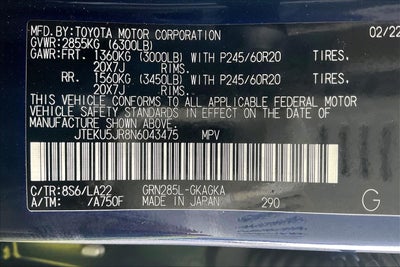 2022 Toyota 4Runner Limited