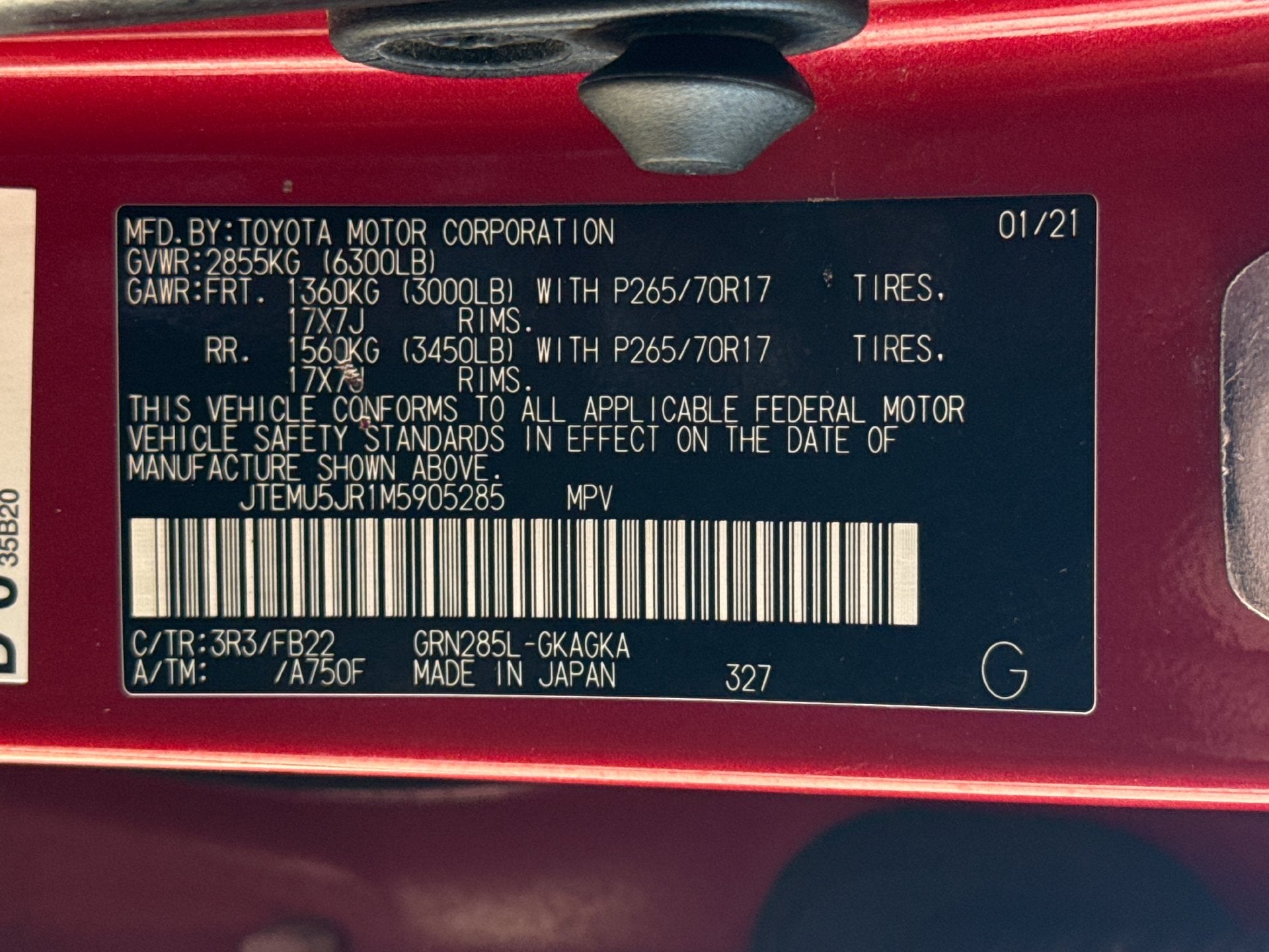 2021 Toyota 4Runner SR5