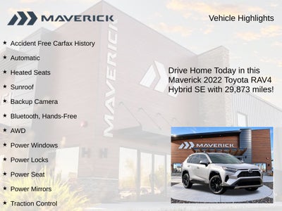 2022 Toyota RAV4 Hybrid SE