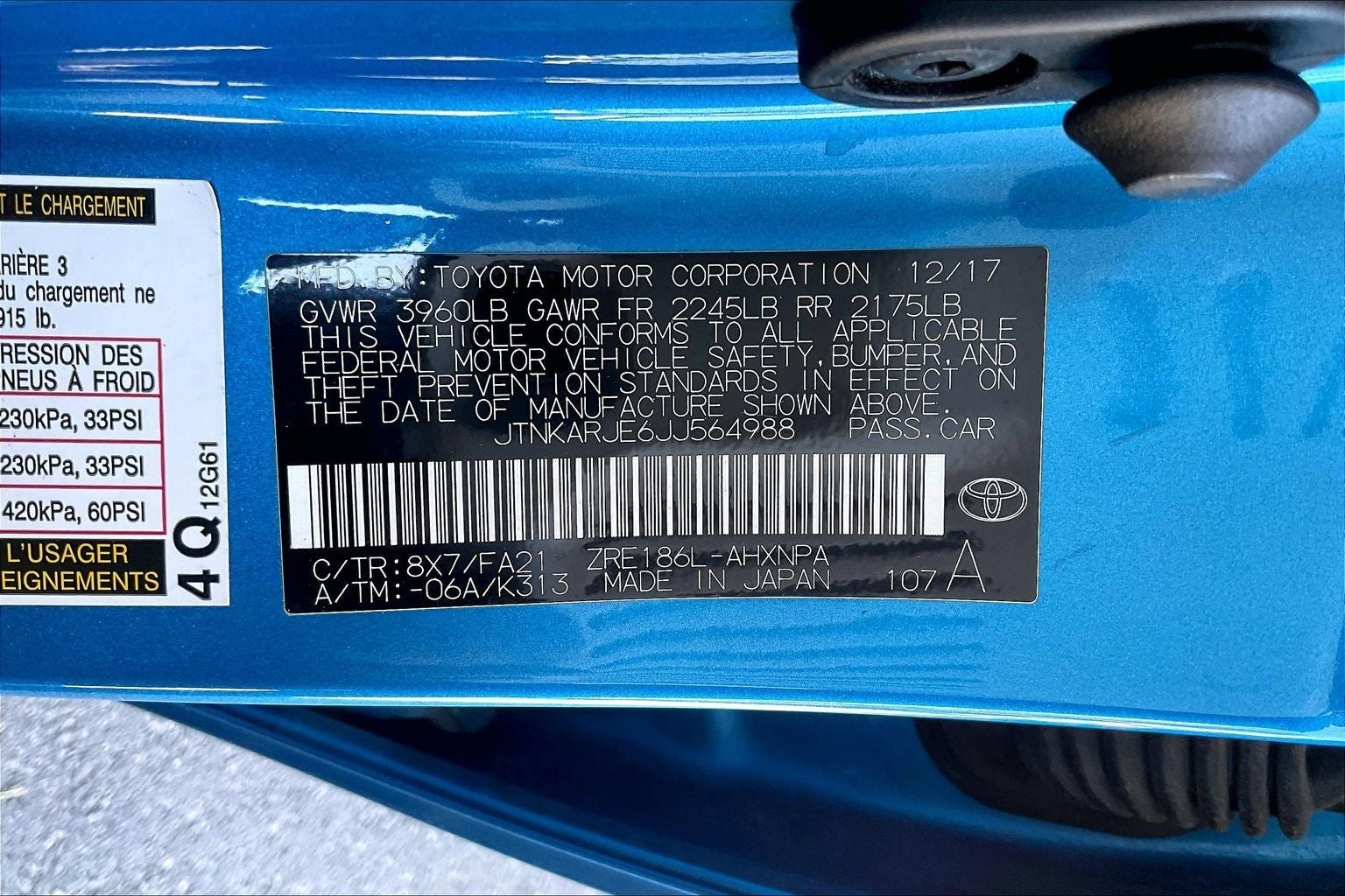 2018 Toyota Corolla iM Base