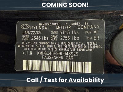 2009 Hyundai Genesis 4.6