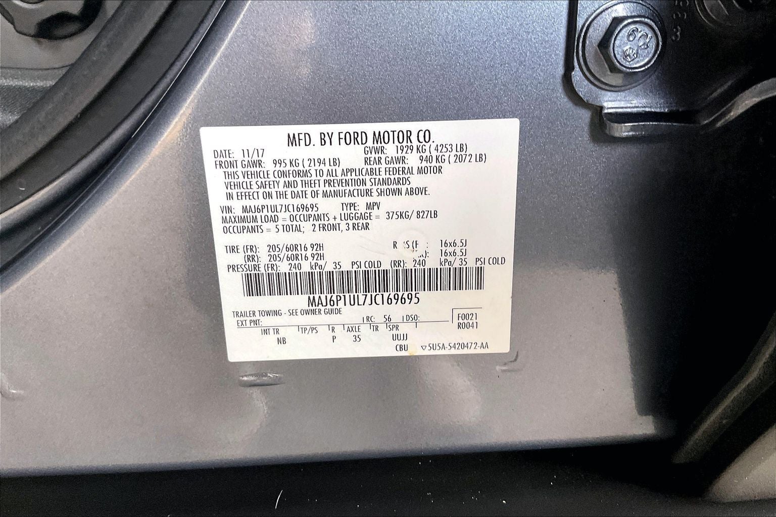 2018 Ford EcoSport SE