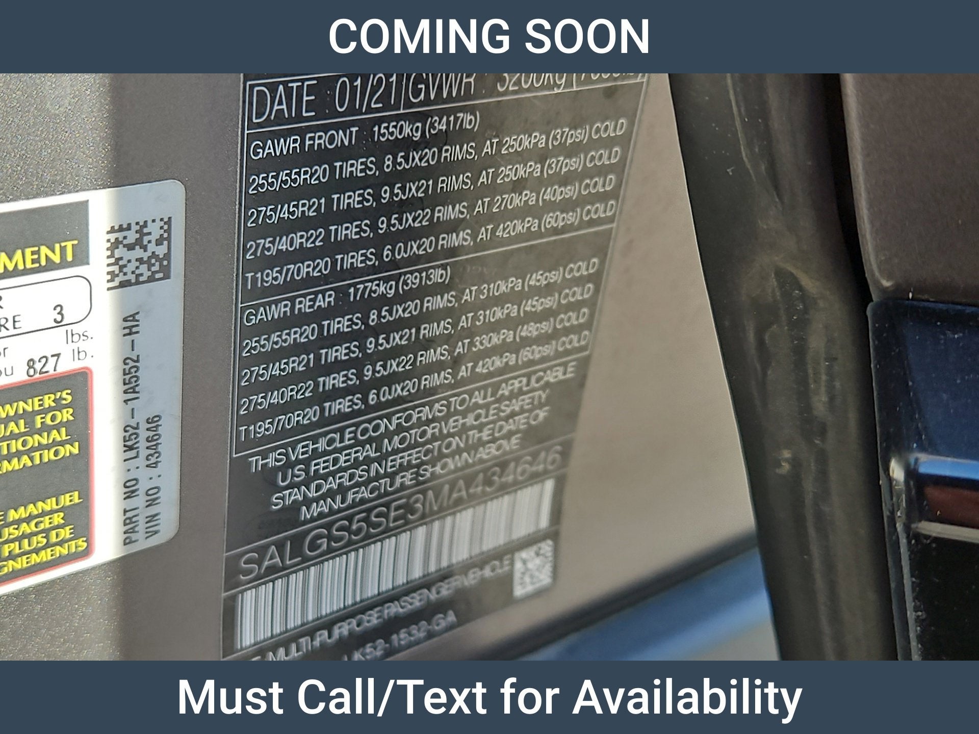 2021 Land Rover Range Rover Westminster
