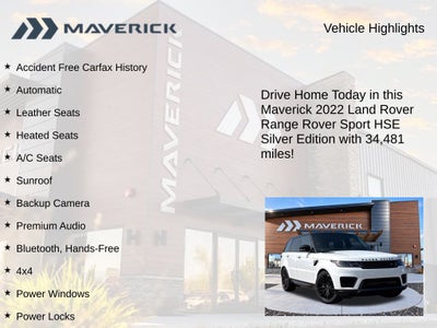 2022 Land Rover Range Rover Sport HSE Silver Edition