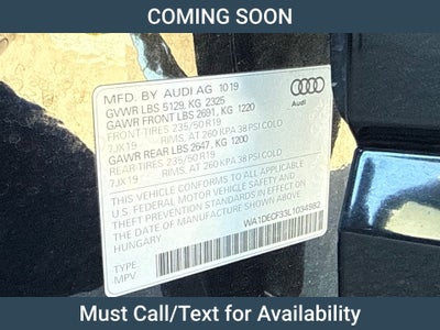 2020 Audi Q3 Premium S line quattro