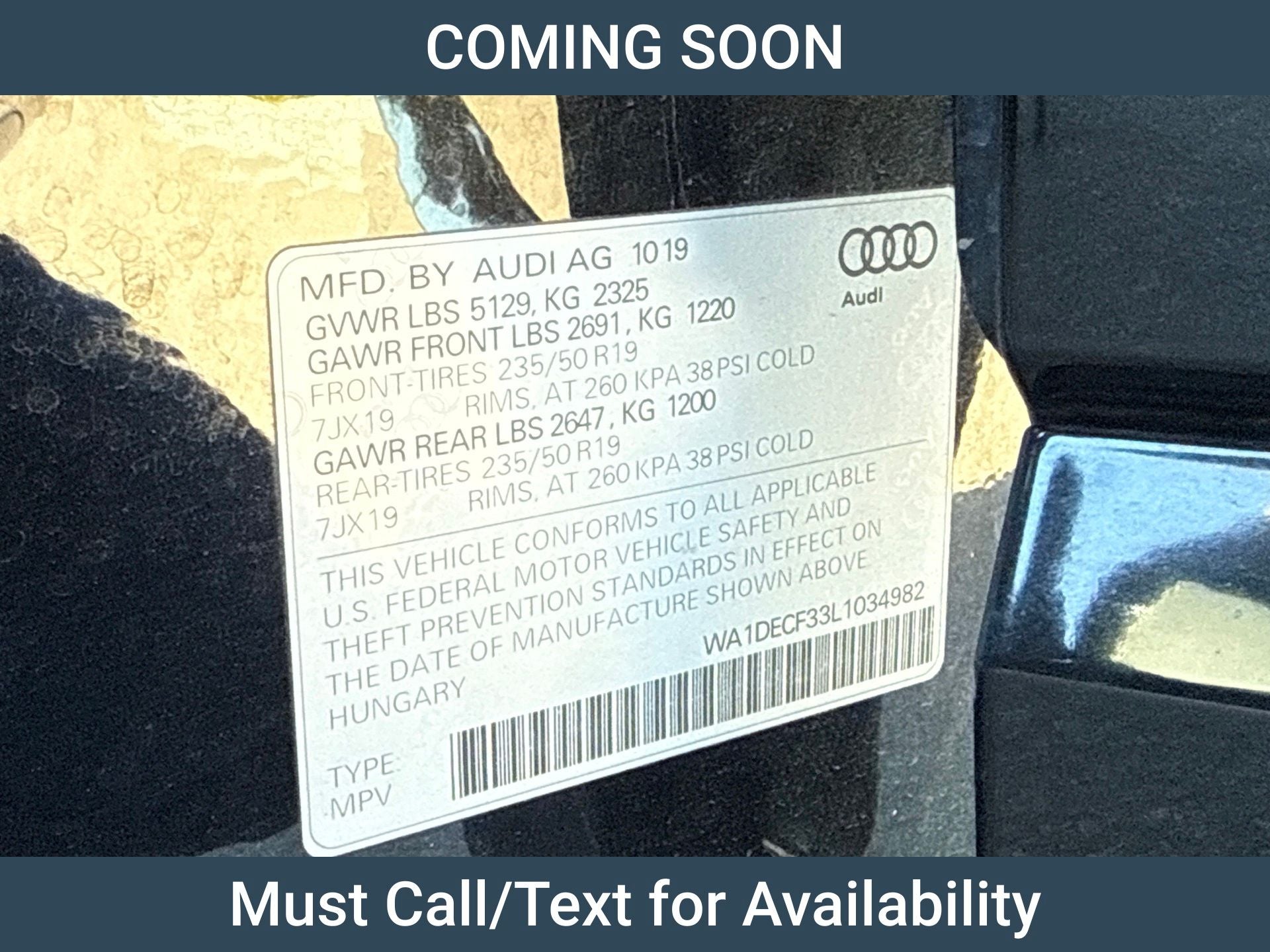 2020 Audi Q3 Premium S line quattro