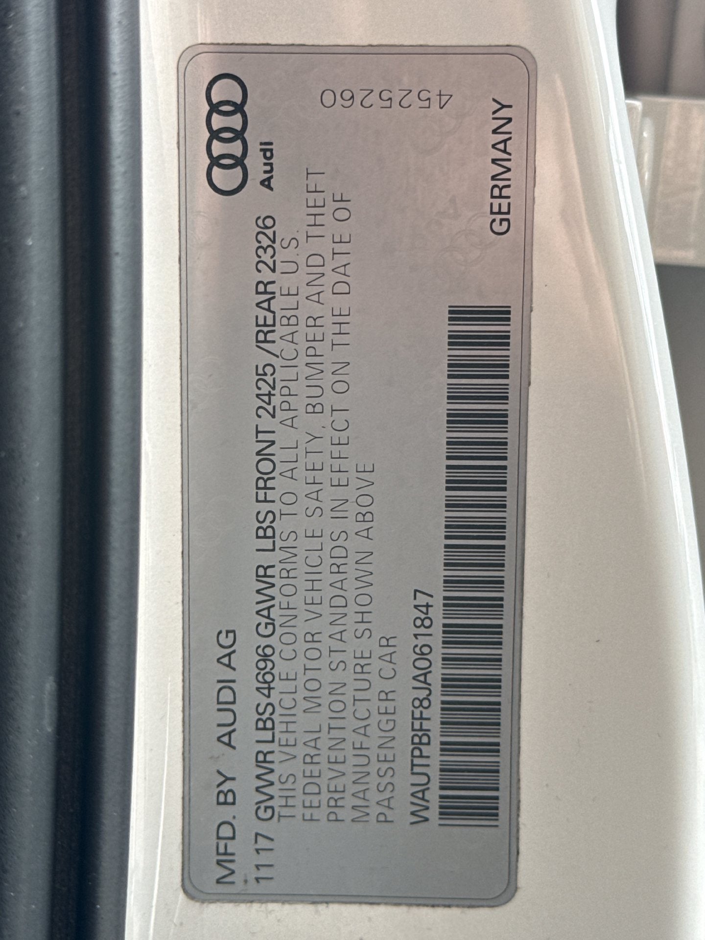 2018 Audi A3 e-tron 1.4T Premium