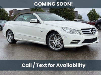 2012 Mercedes-Benz E-Class E 550