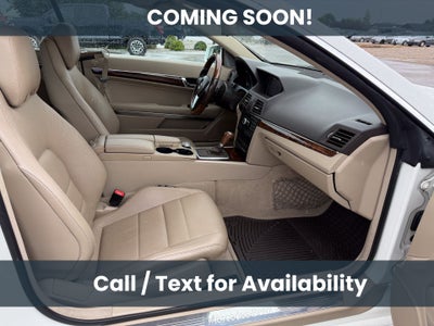 2012 Mercedes-Benz E-Class E 550