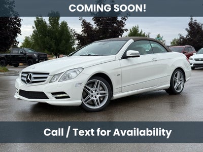 2012 Mercedes-Benz E-Class E 550