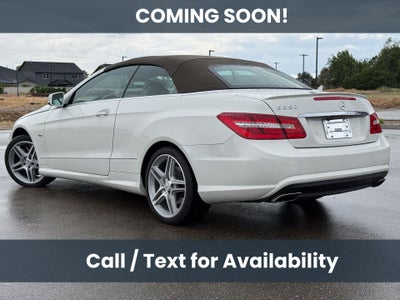 2012 Mercedes-Benz E-Class E 550