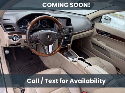 2012 Mercedes-Benz E-Class E 550
