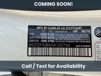 2017 Mercedes-Benz E-Class E 300