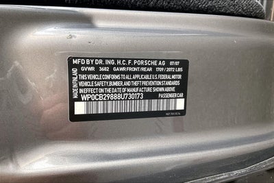2008 Porsche Boxster S